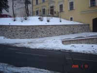 Liboc - rekonstrukce historické opěrné zdi
